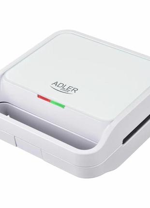 Сэндвичница, гриль 2в1 adler ad 3070 (бутербродница 1100 вт, антипригарное покрытие)