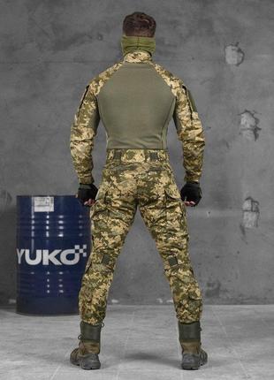 Военная форма всу демисезон тактический костюм рубашка убакс+штаны пиксель6 фото