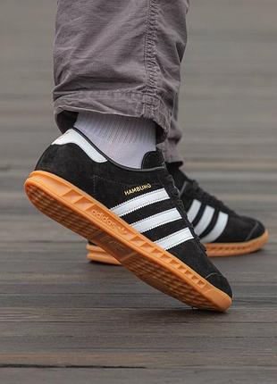 Adidas hamburg black brown 4