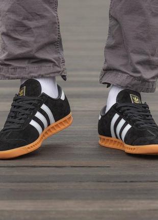 Adidas hamburg black brown 3