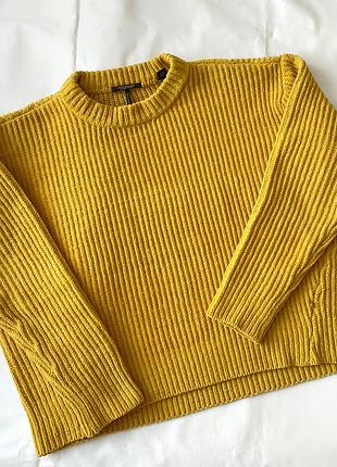 Жіночий брендовий светр жовтий кофта оверсайз scotch & soda оригінал