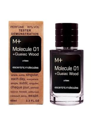 Escentric molecules molecule 01 + guaiac wood tester lux унісекс 60 мл