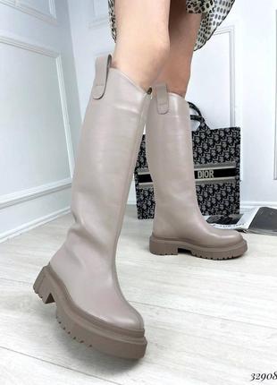 Натуральные сапоги трубы