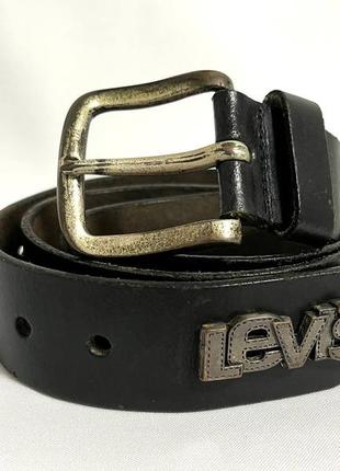 Кожаный ремень levis - оригинал