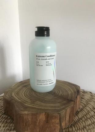 Кондиціонер для сухого волосся farmavita back bar no6 extreme conditioner avocado and wheat