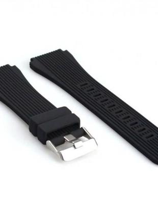Силиконовый ремешок watchbands galaxy для samsung galaxy watch 3 45 мм черный