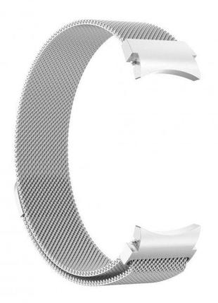 Металевий ремінець watchbands milanese loop для samsung galaxy watch5 44mm срібний 20мм