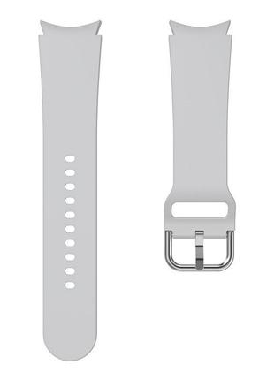Силиконовый ремешок watchbands oneline для samsung galaxy watch 4 44 мм серый