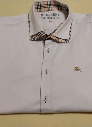 Качественная стильная брендовая рубашка burberry2 фото