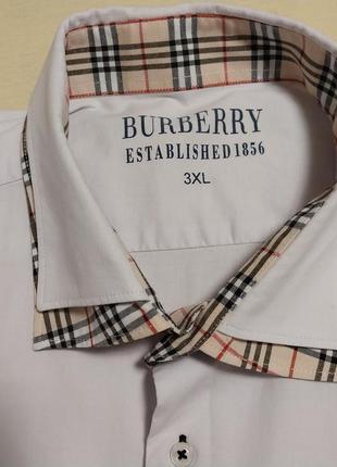 Качественная стильная брендовая рубашка burberry1 фото