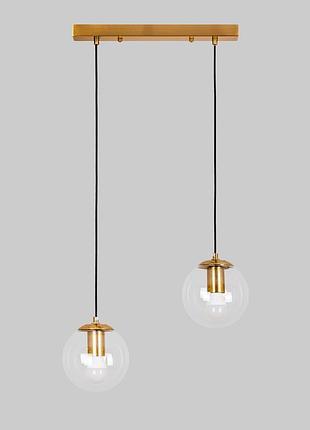 Подвесная люстра в стиле модерн "bronze twin elegance" (56-pr150f-2 brz+cl (350))