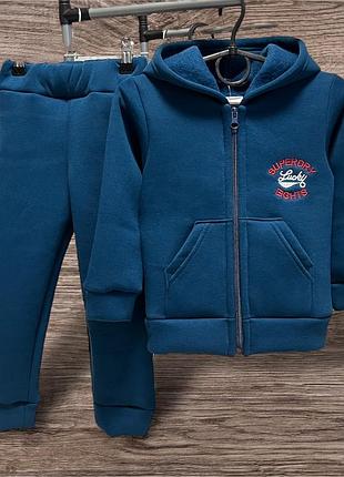 Турецький флісовий костюмчик на застібці від виробника