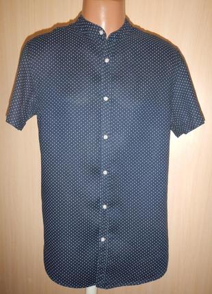 Льняная рубашка тенниска jct&co р.l 100% лен