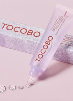 Крем-гель с коллагеном для век tocobo collagen brightening eye gel cream, 30 мл