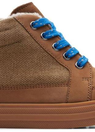 Р. 30. 31, 32,32.5, 33 clarks зимові шкіряні черевики оригінал