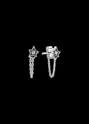Серебряные серьги pandora созвездие