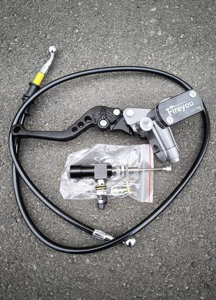Ручка зчеплення легкого вижима на мотоцикл з регульованням, ручка сцепления гидравлическая на мотоцикл, ендуро