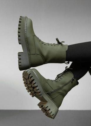 Женские ботинки militant  oliva нп4990