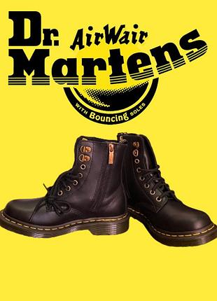 Ботинки dr. martens 1460 pascal hdw 26874001 black wanama кожа черные