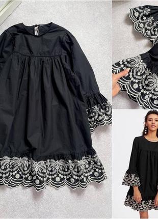 Вышитое платье zara