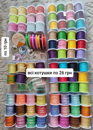 Декоративная веревка, веревка с люрексом