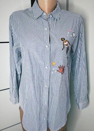 Блуза в смужку zara
