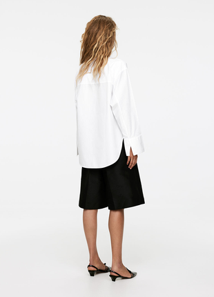 Хлопковая блуза с нагрудником arket 1261741 - 001