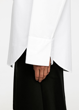 Хлопковая блуза с нагрудником arket 1261741 - 001