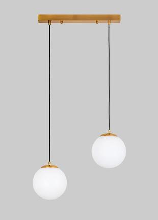 Подвесная люстра в стиле модерн "bronze twin elegance" (56-pr150f-2 brz+wh (350))