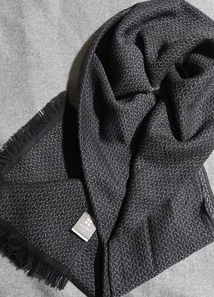 Шарф шерсть дорогого бренда manor men 180 см х 36 см