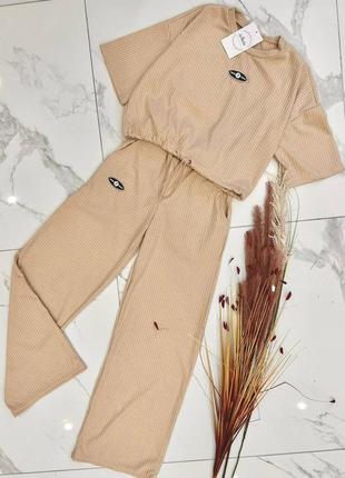 Модный костюм двойка (футболка и штаны)