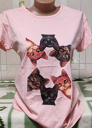 Футболки"котики"