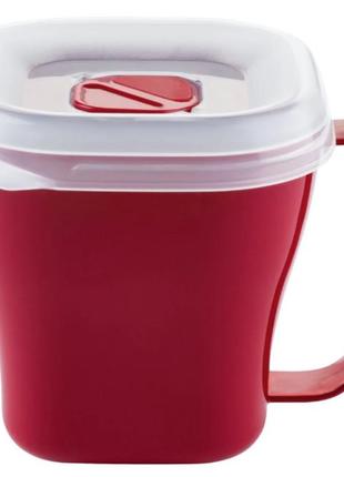 Чашка для супу ernesto для мікрохвильовки, 600 мл, з отвором для пари уцінка