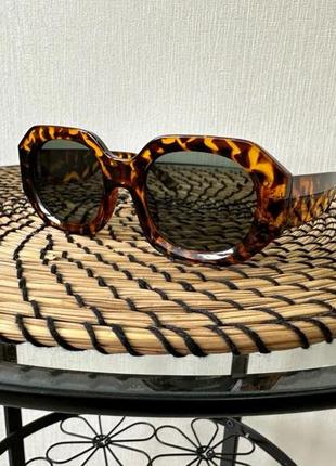 Солнцезащитные очки леопардовые4 фото