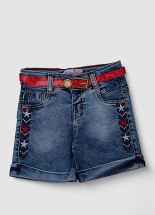 Шорти джинсовые детские, цвет синий, 247r1208