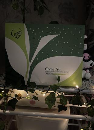 Подарунковий набір з екстрактом зеленого чаю laikou green tea essence herb series-gift set