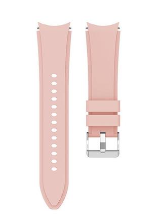 Силиконовый ремешок watchbands classic для samsung galaxy watch 4 44 мм розовый