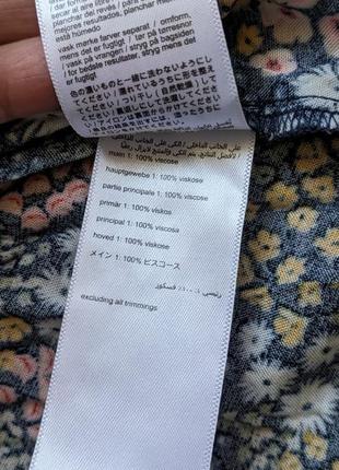 Блуза в квітковий принт віскоза 4