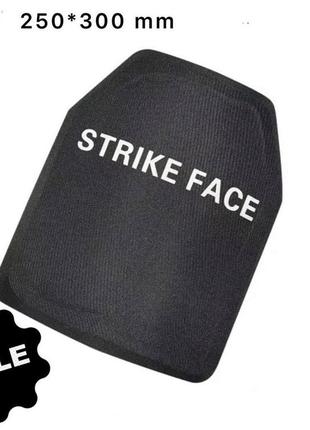 Легкие бронепластины из керамики strike face: сертифицированные, 6 класс дсту, пара 2 шт. из бронеплиты керами