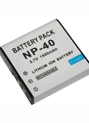 Акумулятор для фотоапарата casio np-40, 1500 mah