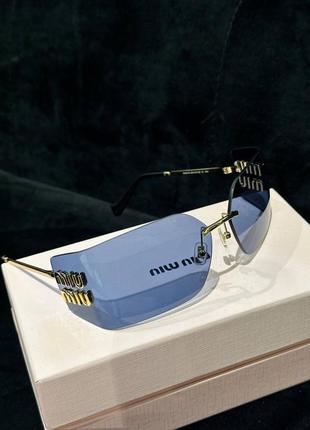 Женские шикарные очки в стиле miu miu
