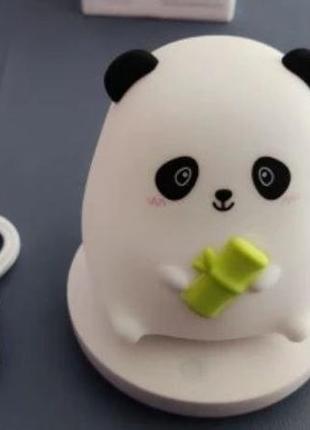 Нічник панда. дитяча іграшка. детский ночник панда3 фото