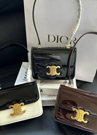 Сумка лаковая