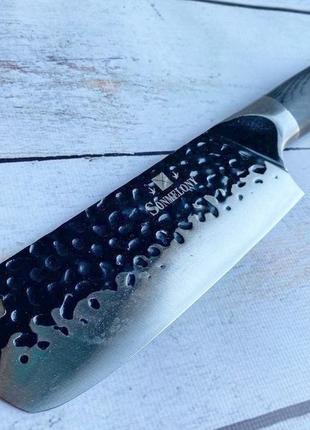 Кухонный нож - топорик для мяса sonmelony 30см3 фото