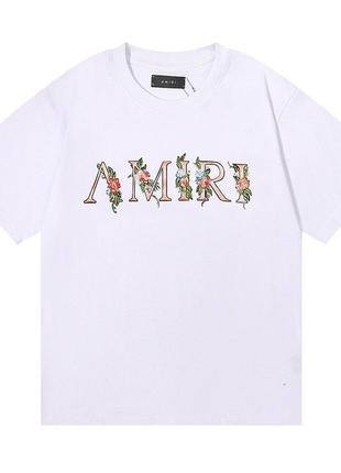 Летняя футболка амири. стильная футболка amiri. s-2xl