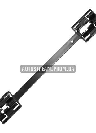 Фігурна пластина для кріплення молдингів порогу opel astra g, zafira a,  corsa c, corsa d 0164987, 09174457