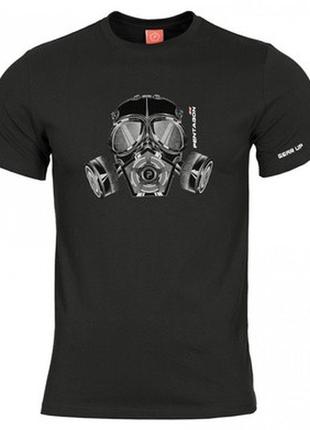 Футболка pentagon ageron gas mask черная m