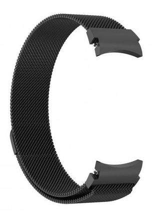 Металевий ремінець watchbands milanese loop s для samsung galaxy watch5 pro 45mm чорний 20mm