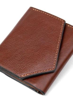 Оригинальное портмоне для мужчин grande pelle 11464 коричневый