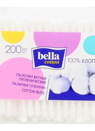 Ватні палички bella cotton 200 шт. (5900516400040)